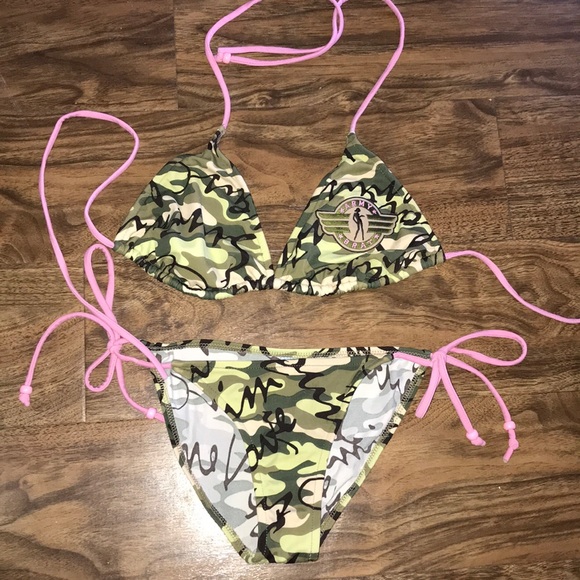 army camo bikini